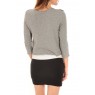 WILIANA 3/4 BLAZER Light Grey Mela/W Gris