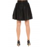 JANICE SHORT PU SKIRT Black