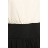 Minto 2/4 short dress Blanc/Noir