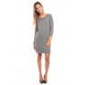 Freya 3/4 Short Dress Argent