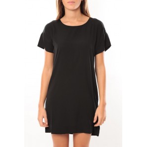 Reba ss mini dress 10100945 Noir/Saumon