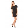 Reba ss mini dress 10100945 Noir/Saumon