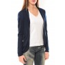 Cardigan Living L/S 10102085 Bleu