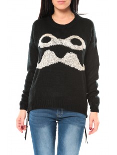 Pull Moustache C320 Noir