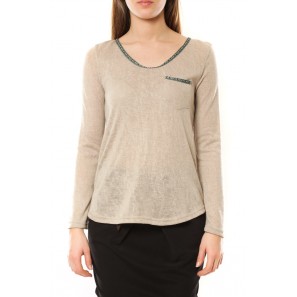 Tee shirt Dovelyjjo 8234 Beige - 1 acheté = 1 offert