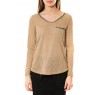 Tee shirt Dovelyjjo 8234 Camel - 1 acheté = 1 offert