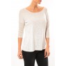 Graing 3/4 Long Top 10104538 Blanc/Beige