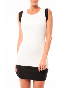 Mini Dress Signe S/L 10111107 Noir/Blanc