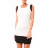 Mini Dress Signe S/L 10111107 Noir/Blanc