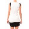 Mini Dress Signe S/L 10111107 Noir/Blanc