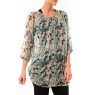 Tunic Katty Lee 3/4 10105918 Bleu/Vert