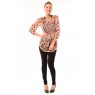 Tunic Katty Lee 3/4 10105918 Rose/Noir