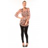 Tunic Katty Lee 3/4 10105918 Rose/Noir